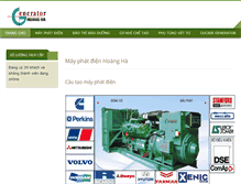 Tablet Screenshot of mayphatdienhoangha.com